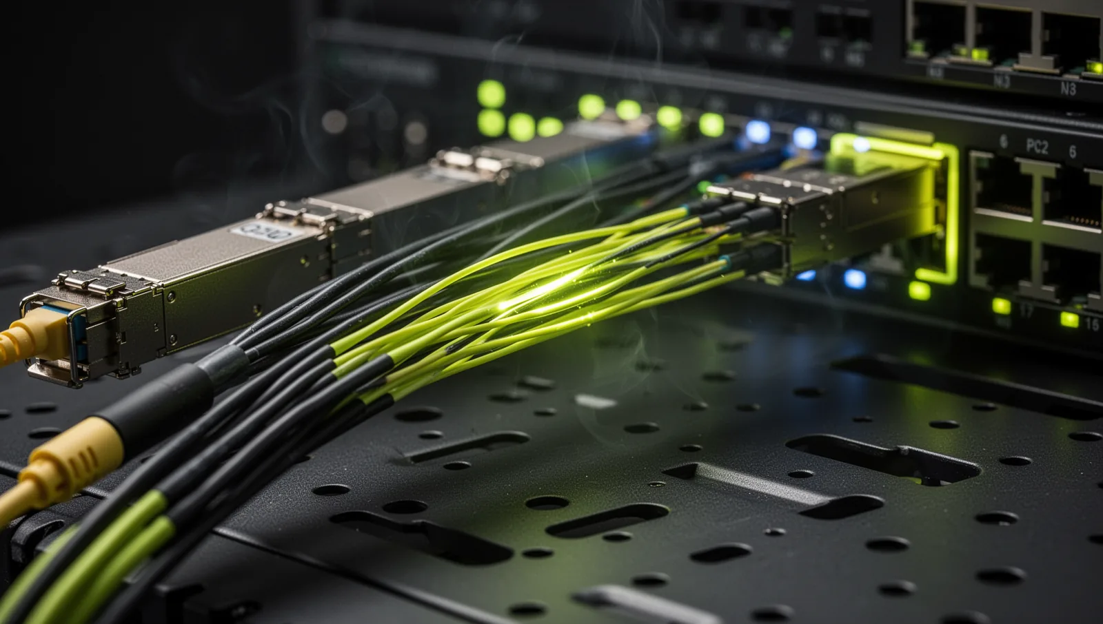 InfiniBand networking 800G optics